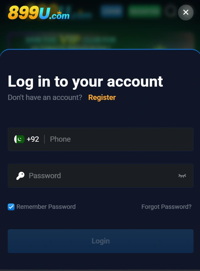 899u game login